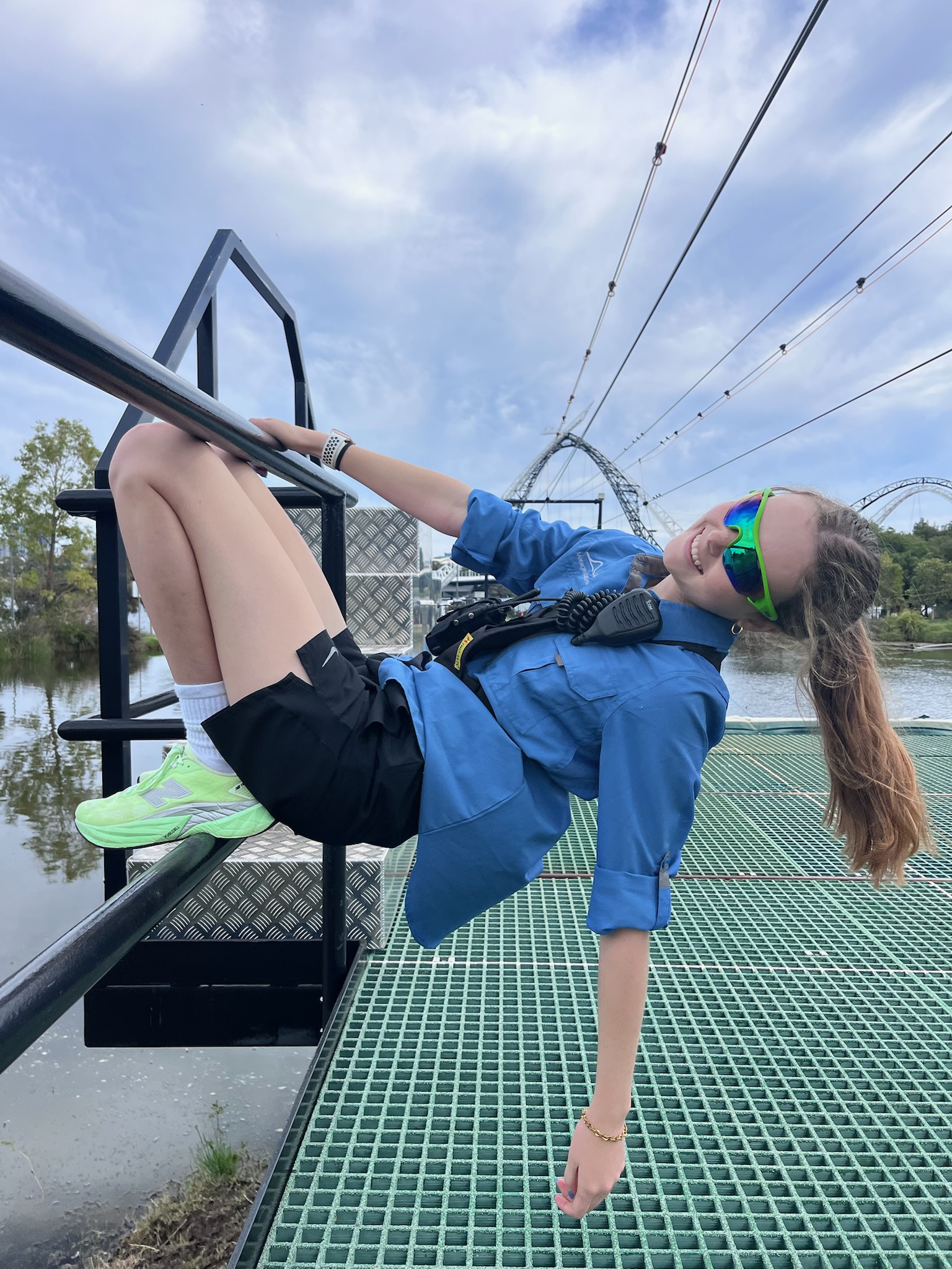 Matagarup Zip+Climb team delivering Perth’s top bridge climb and zipline experience