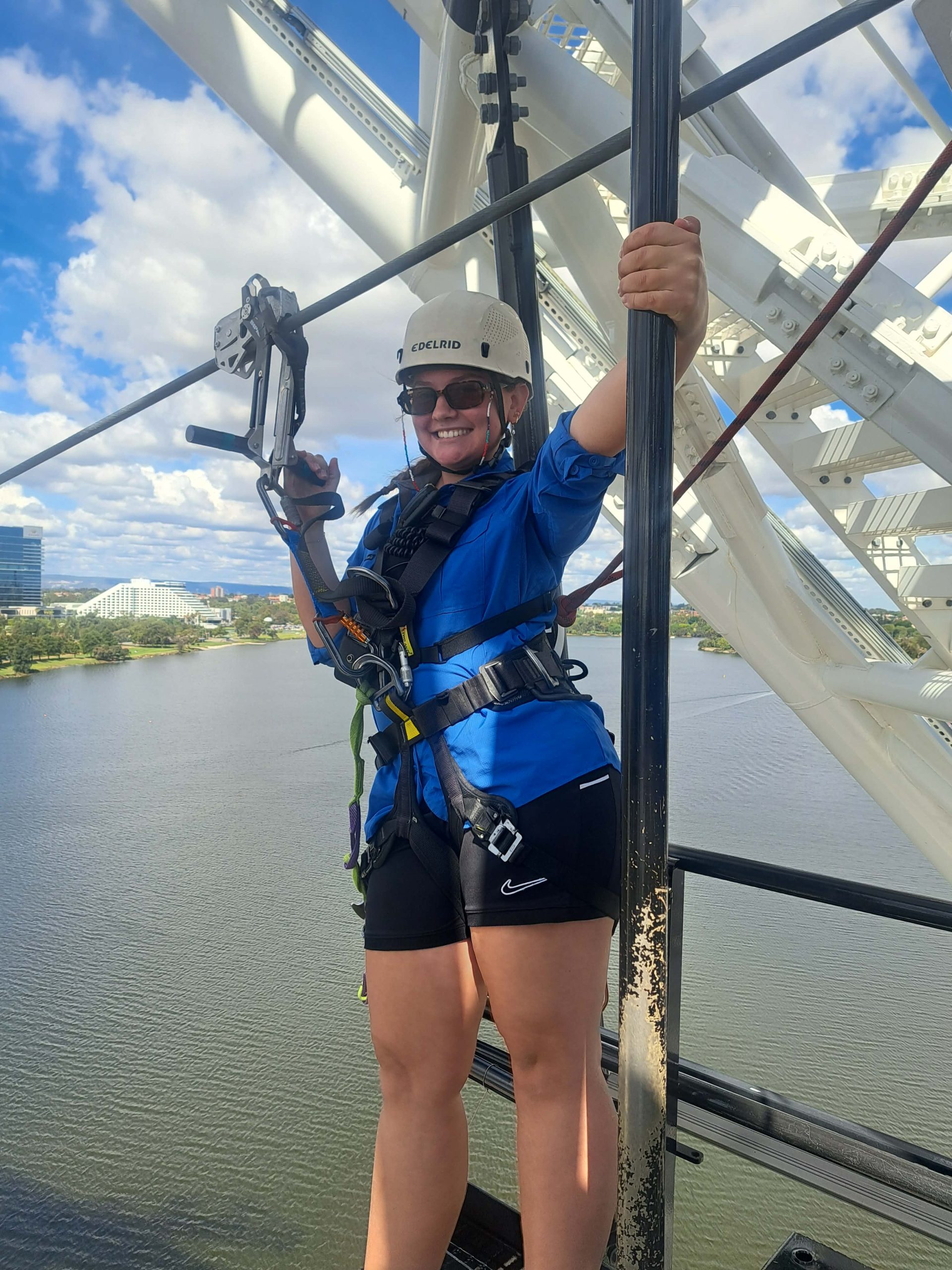 Top things to do in Perth – zipline and bridge climb at Matagarup Zip+Climb